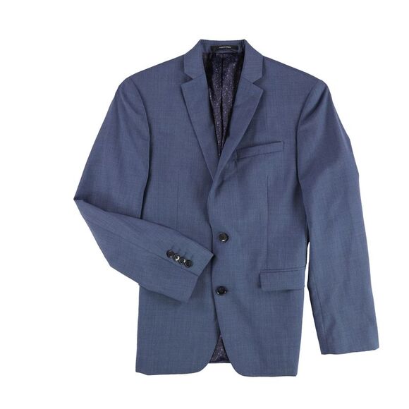 bar III Mens LS Two Button Blazer Jacket, blue, Big & Tall,...